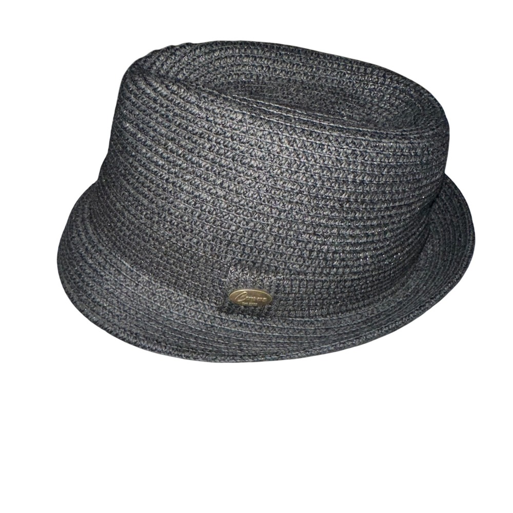 Capas Womens‎ S Black Straw Fedora Hat Casual Fashion Summer Spring Travel Beach
